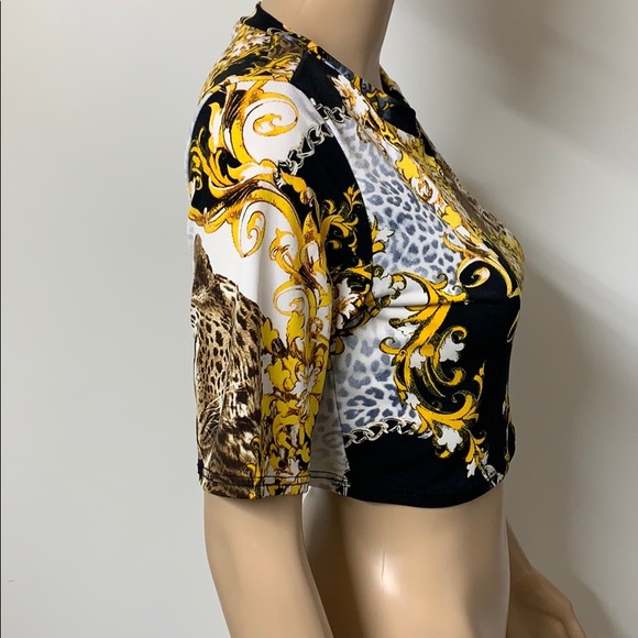 2 for $10 Multi color cheetah print top size Large - Picture 4 of 8